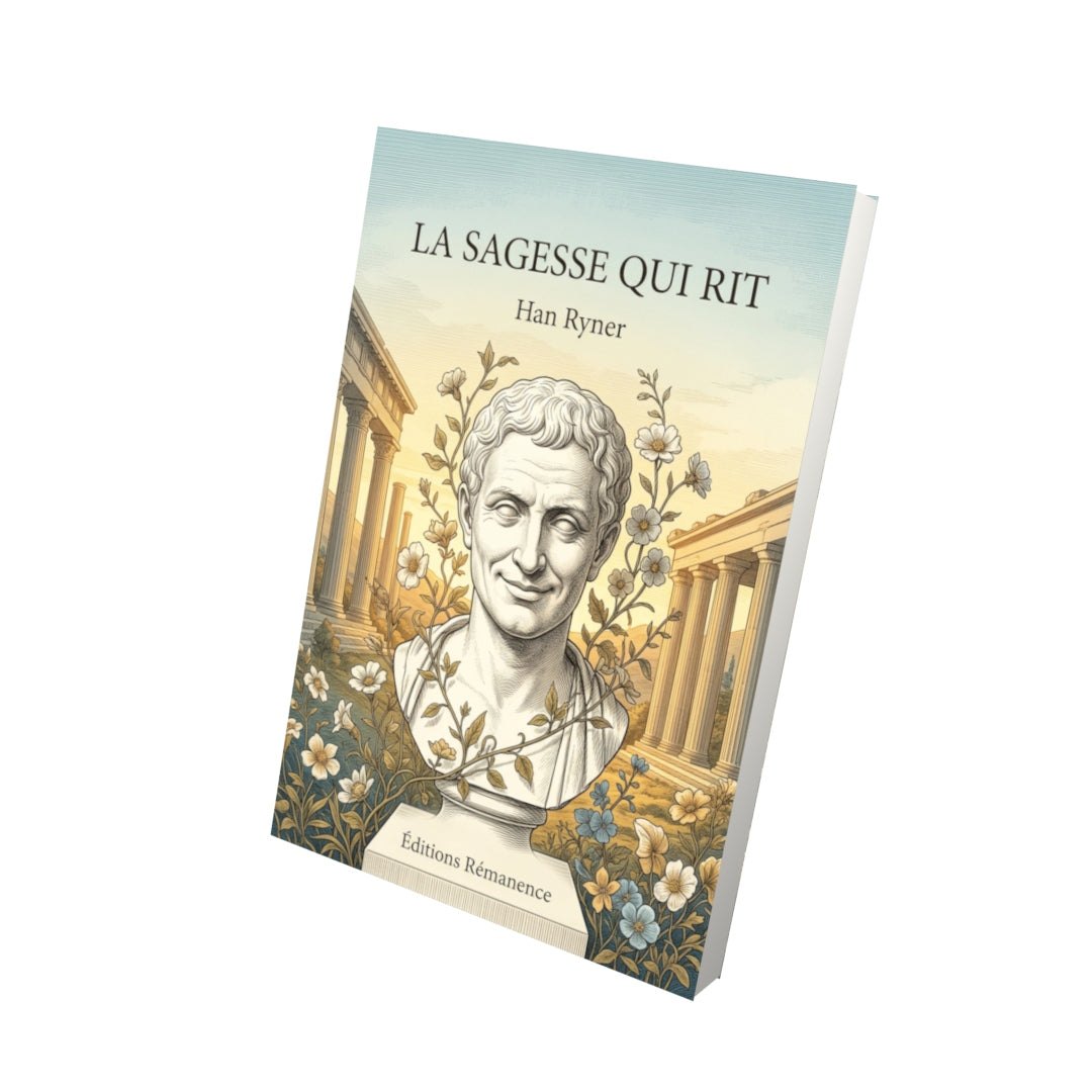 Livre La Sagesse qui rit par Han Ryner - Vue 3D - Editions Remanence