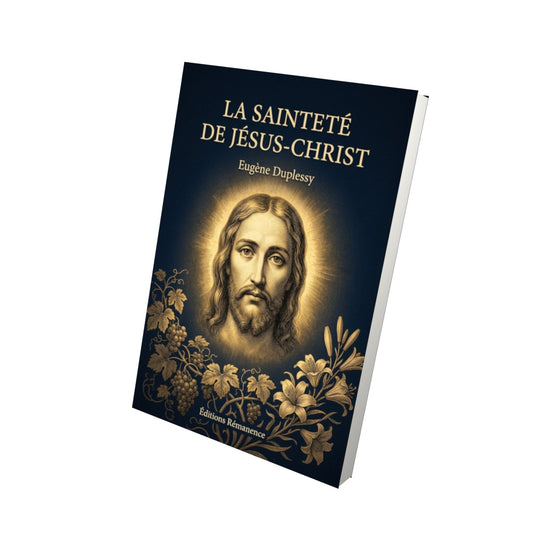 Livre la sainteté de Jésus-Christ - Eugène Duplessy - Vue 3D - Editions Remanence