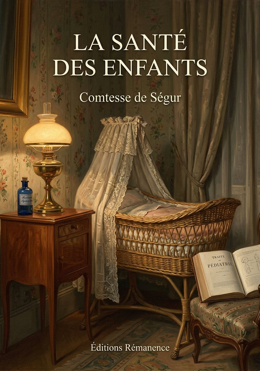 Livre La Santé des enfants par Comtesse de Ségur - Couverture - Editions Remanence