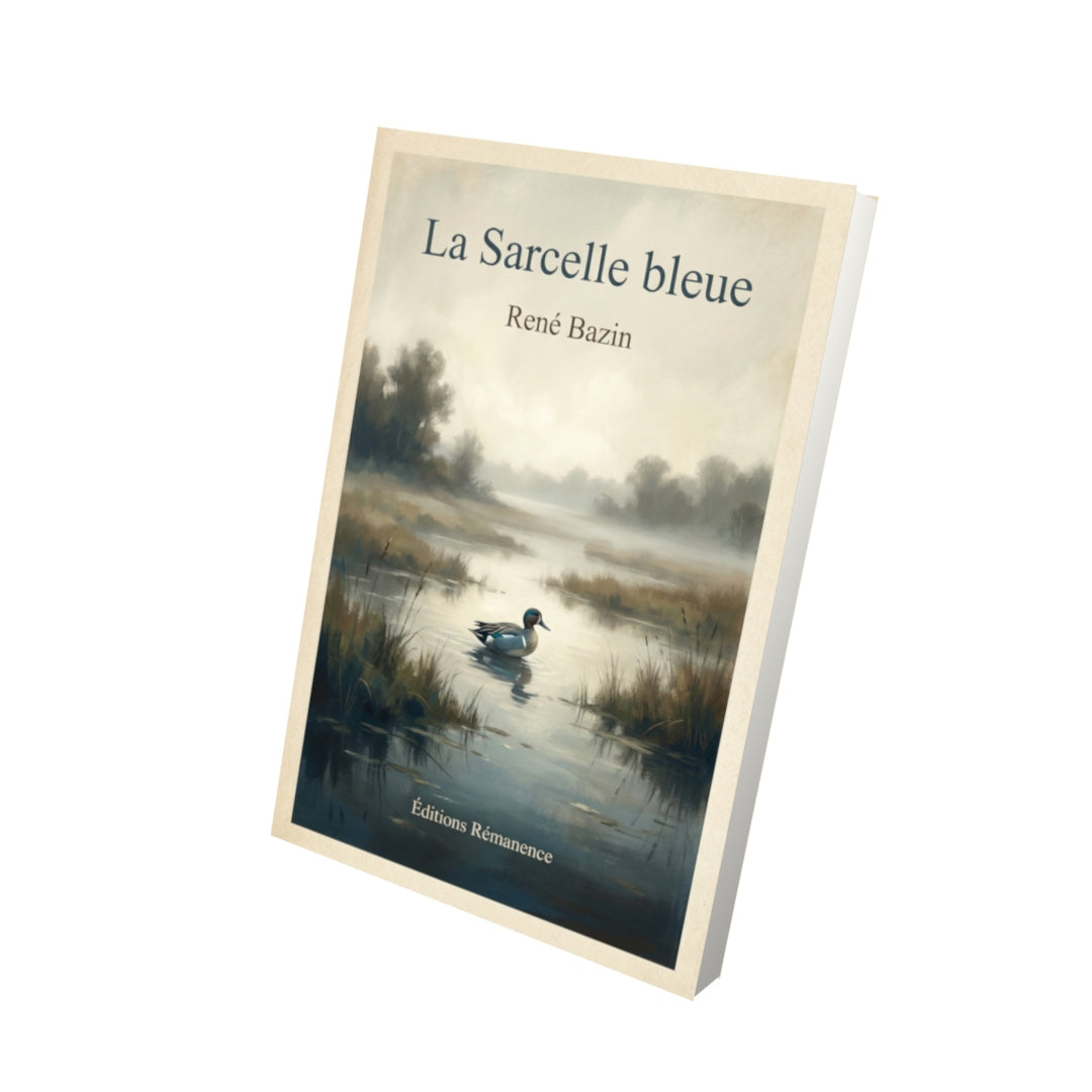 Livre La Sarcelle bleue – René Bazin - Vue 3D - Editions Remanence