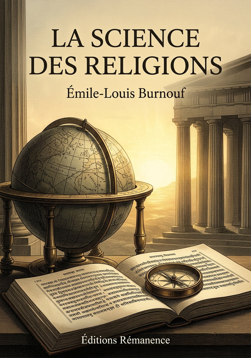 Livre La Science des religions par Émile-Louis Burnouf - Couverture - Editions Remanence