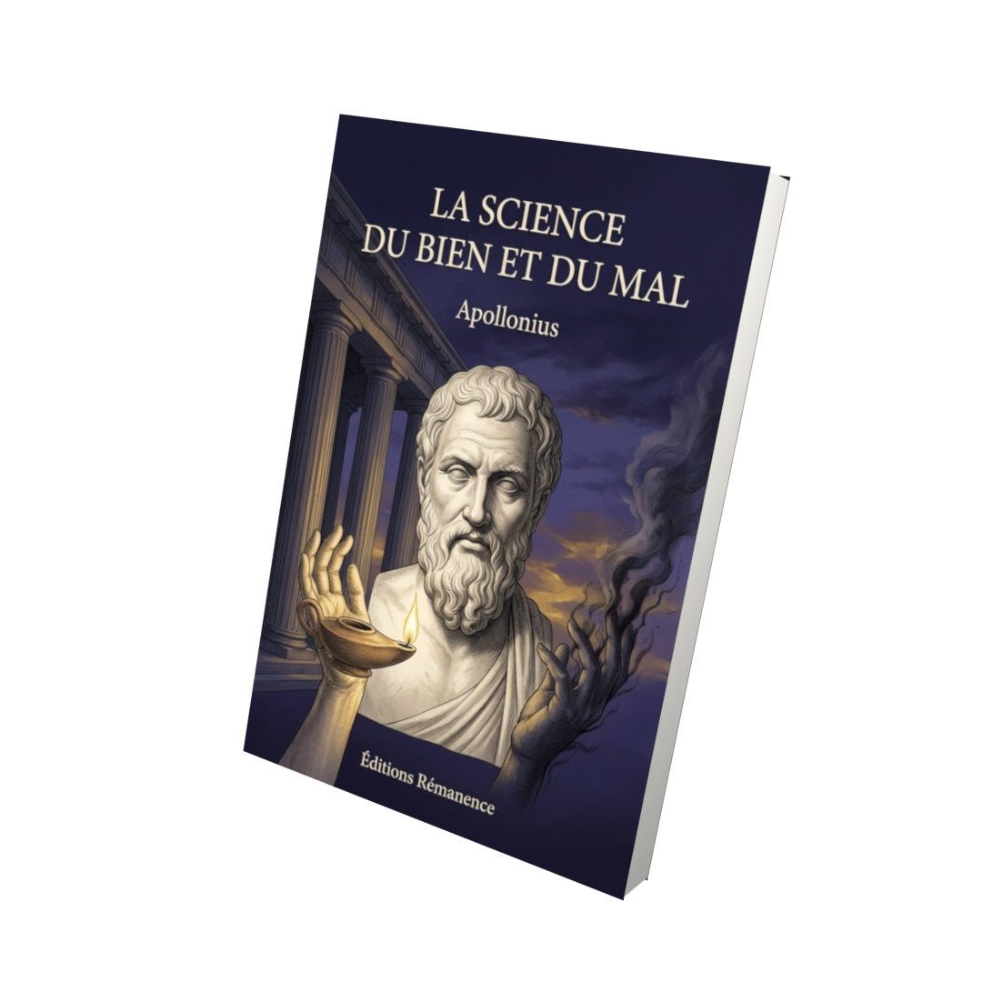 Livre La Science du Bien et du Mal par Apollonius - Vue 3D - Editions Remanence