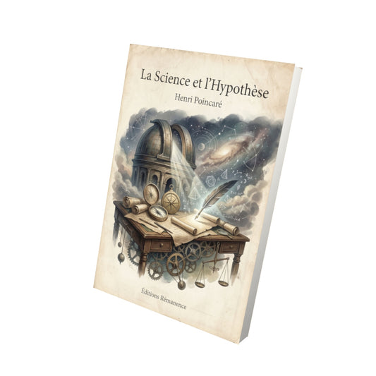 Livre La Science et l'Hypothèse – Henri Poincaré - Vue 3D - Editions Remanence
