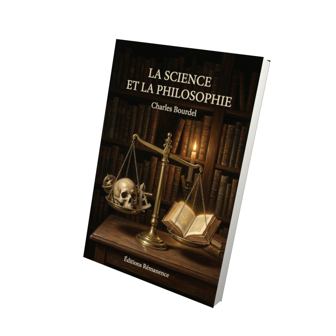 Livre La science et la philosophie par Charles Bourdel - Vue 3D - Editions Remanence