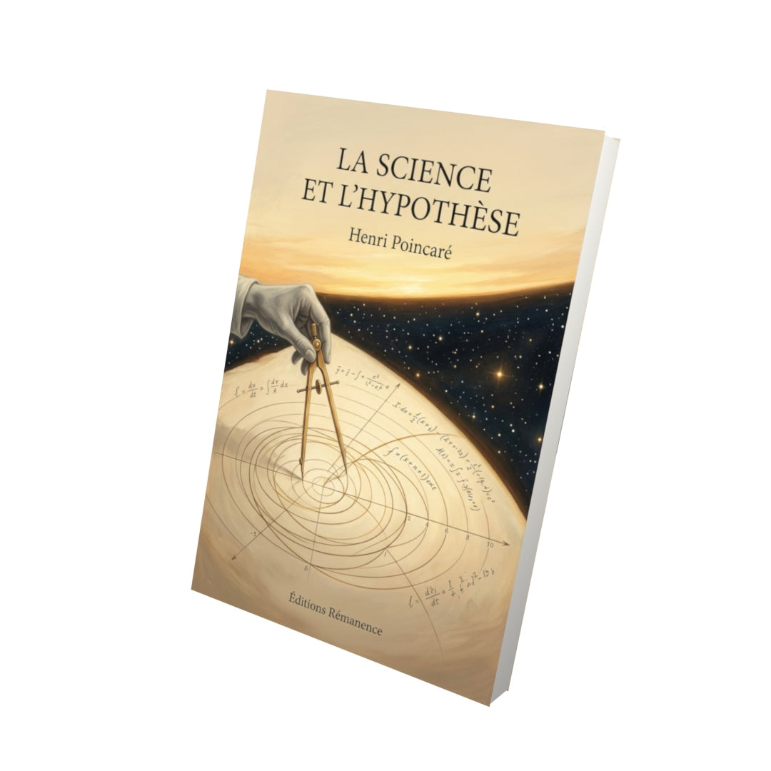Livre La Science et l’Hypothèse par Henri Poincaré - Vue 3D - Editions Remanence