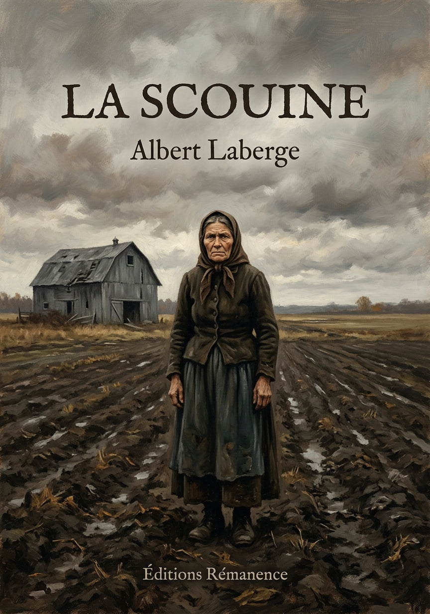 Livre La Scouine par Albert Laberge - Couverture - Editions Remanence