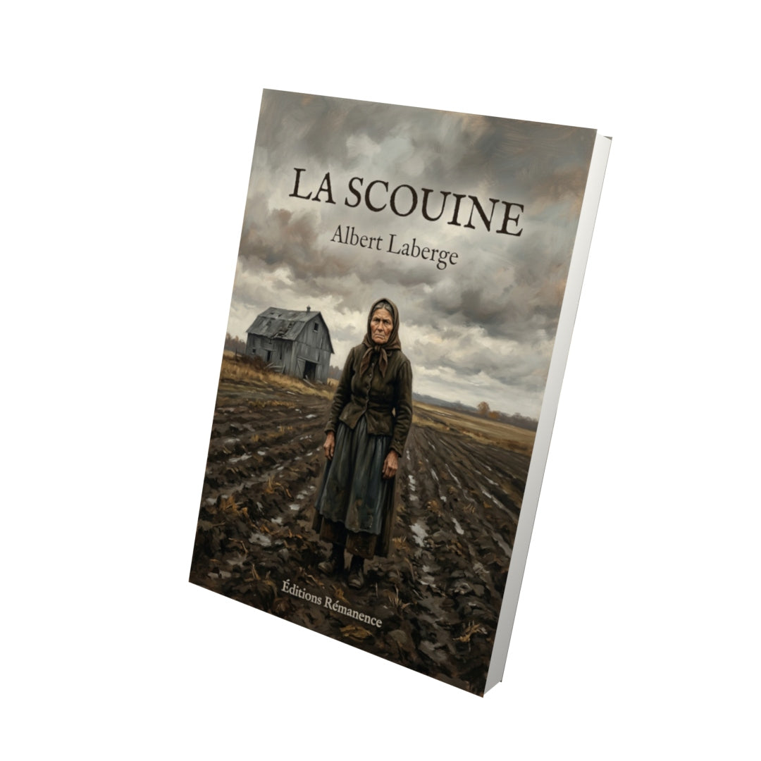Livre La Scouine par Albert Laberge - Vue 3D - Editions Remanence