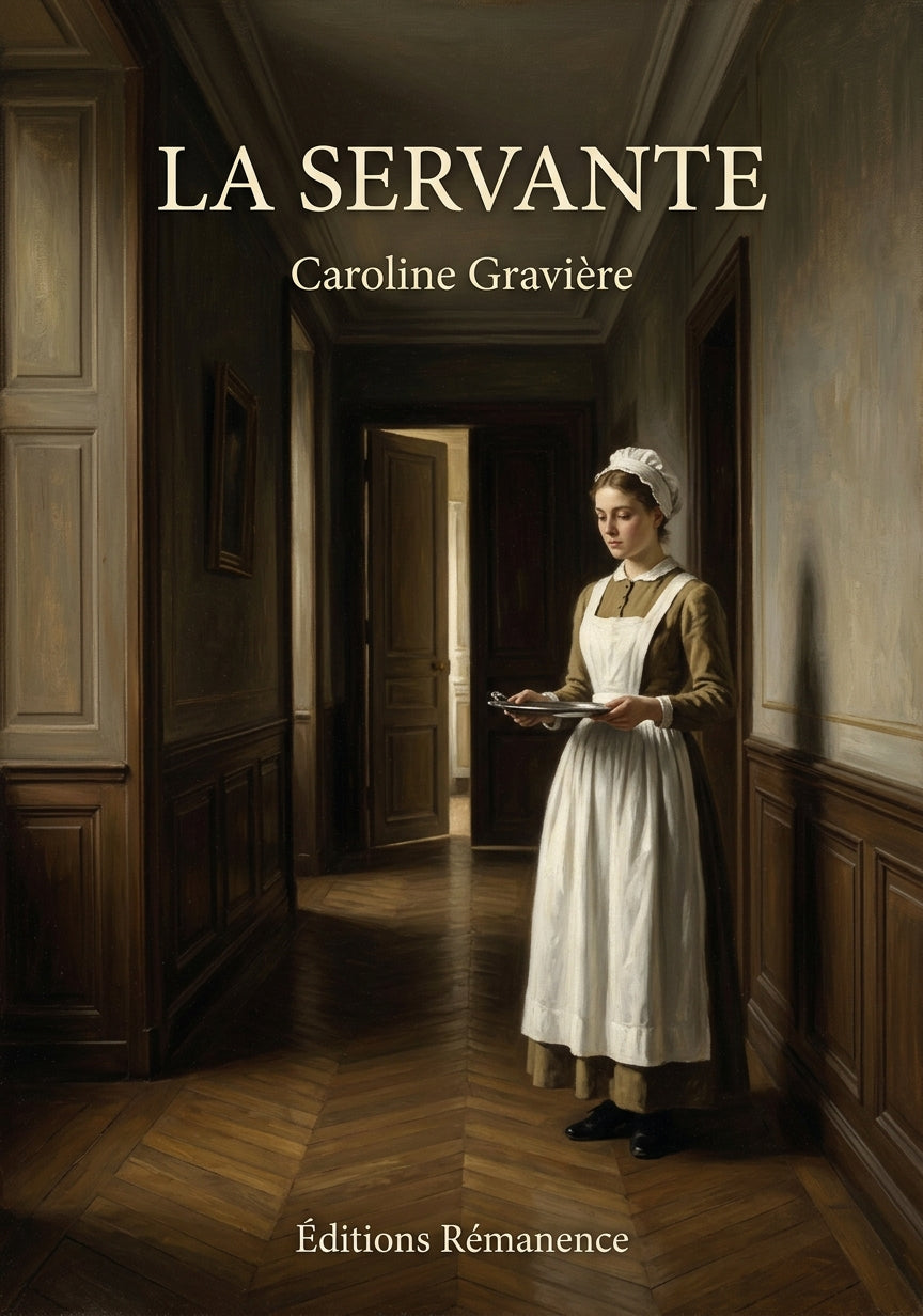 Livre La Servante par Caroline Gravière - Couverture - Editions Remanence