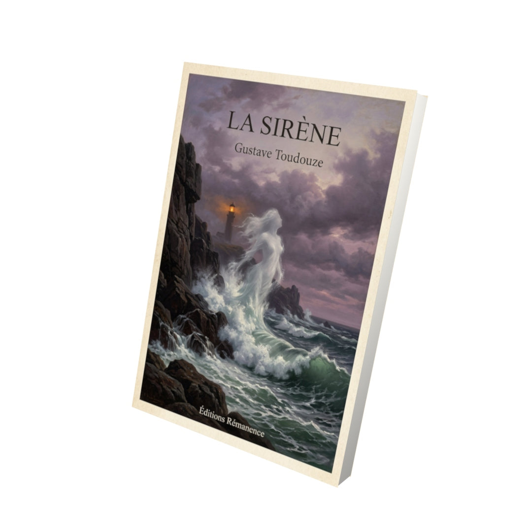 Livre La sirène - Gustave Toudouze - Vue 3D - Editions Remanence
