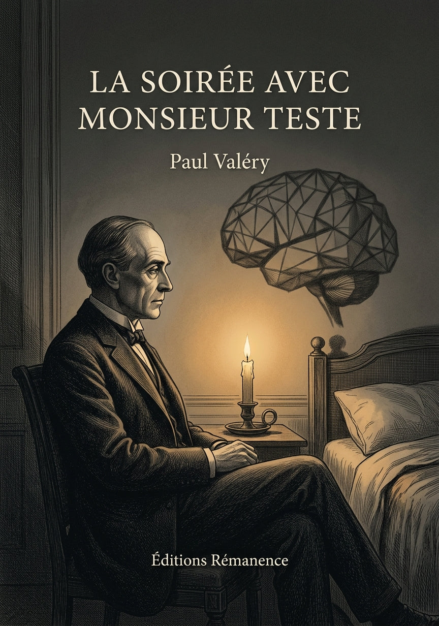 Livre La Soirée avec monsieur Teste par Paul Valéry - Couverture - Editions Remanence