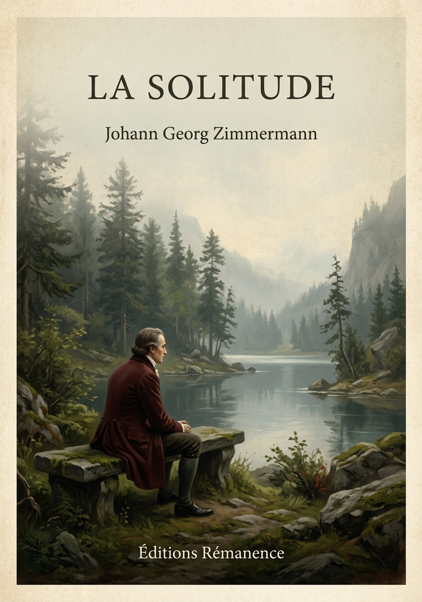 La solitude - Johann Georg Zimmermann (Couverture)