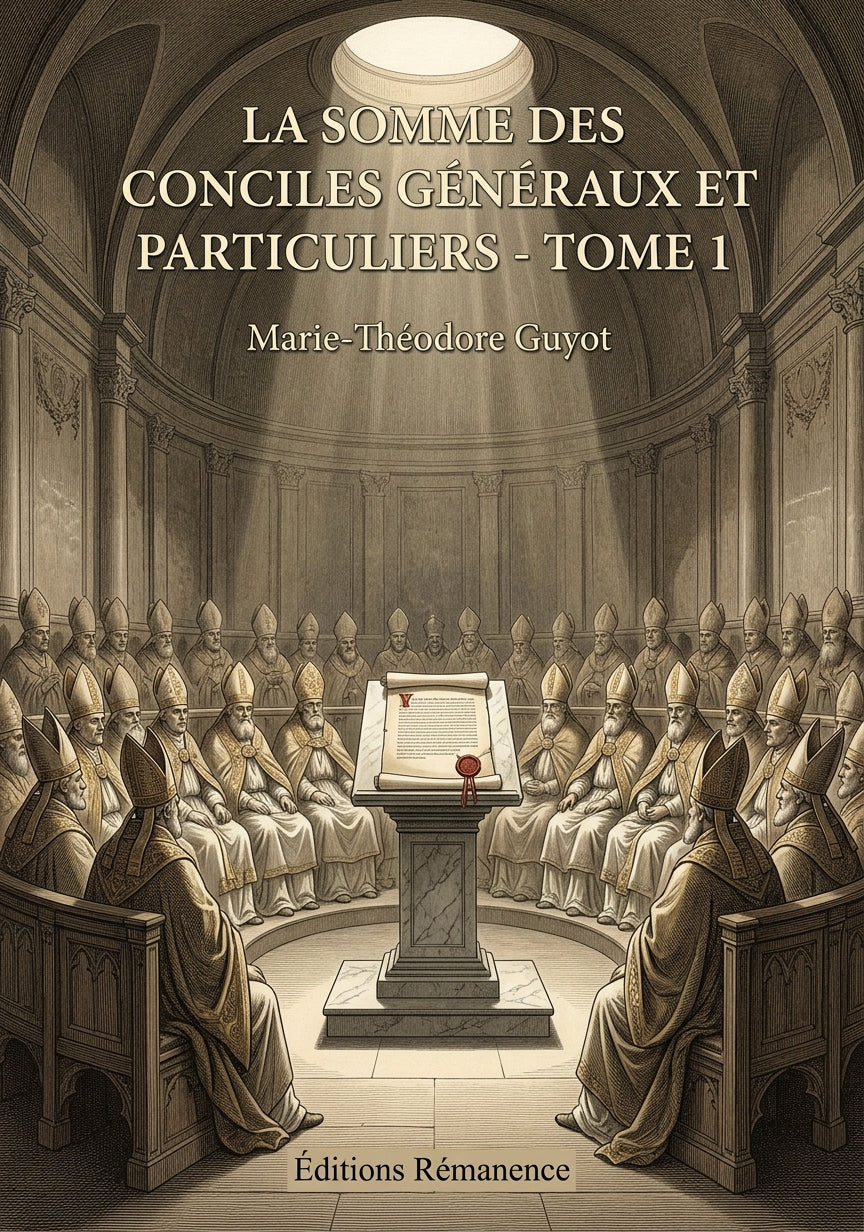 Livre La Somme des Conciles généraux et particuliers - Tome 1 par Marie-Théodore Guyot - Couverture - Editions Remanence