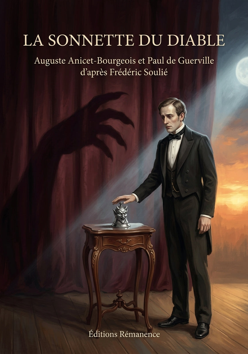 Livre La Sonnette du Diable par Auguste Anicet-Bourgeois et Paul de Guerville d’après Frédéric Soulié - Couverture - Editions Remanence