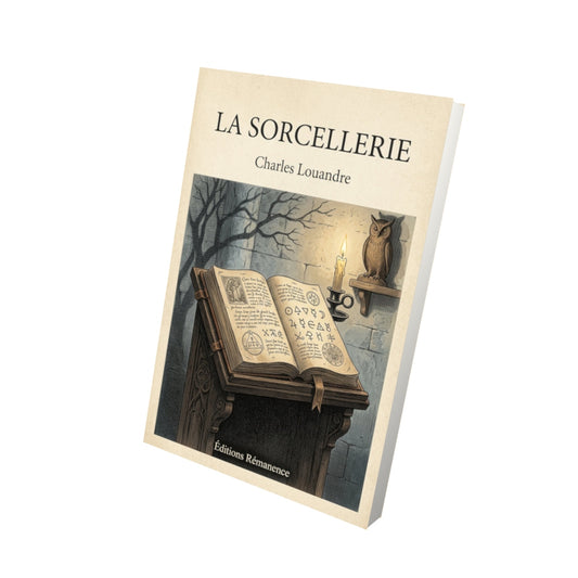 Livre La sorcellerie - Charles Louandre - Vue 3D - Editions Remanence