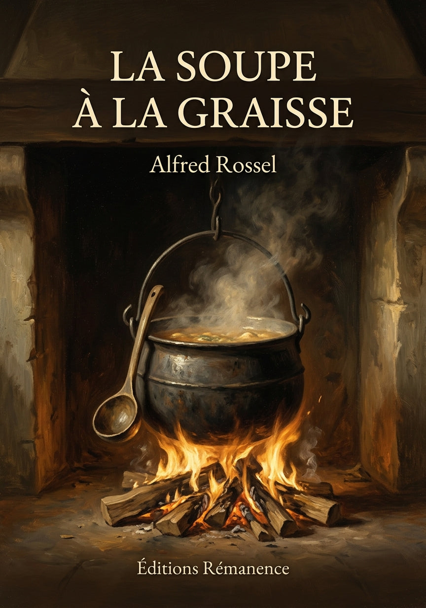 Livre La Soupe à la graisse par Alfred Rossel - Couverture - Editions Remanence