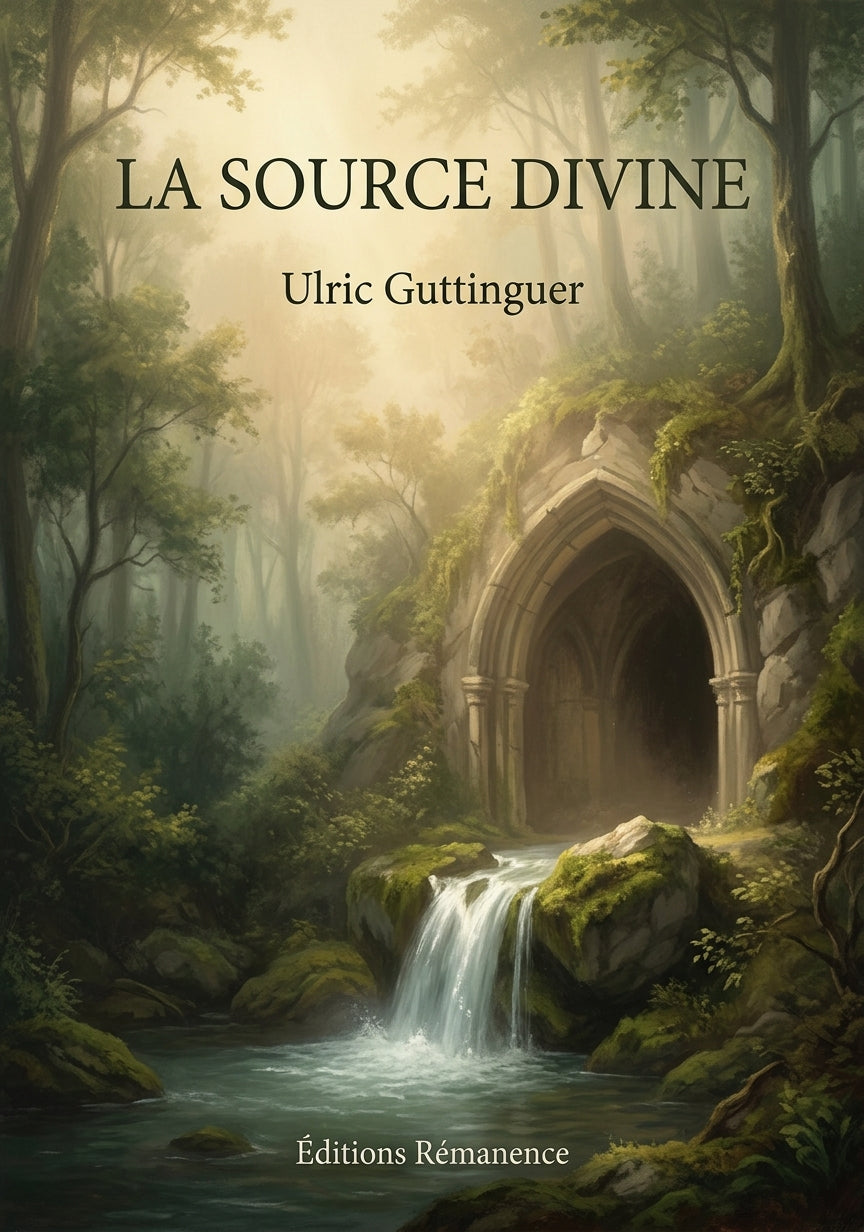Livre La Source divine par Ulric Guttinguer - Couverture - Editions Remanence