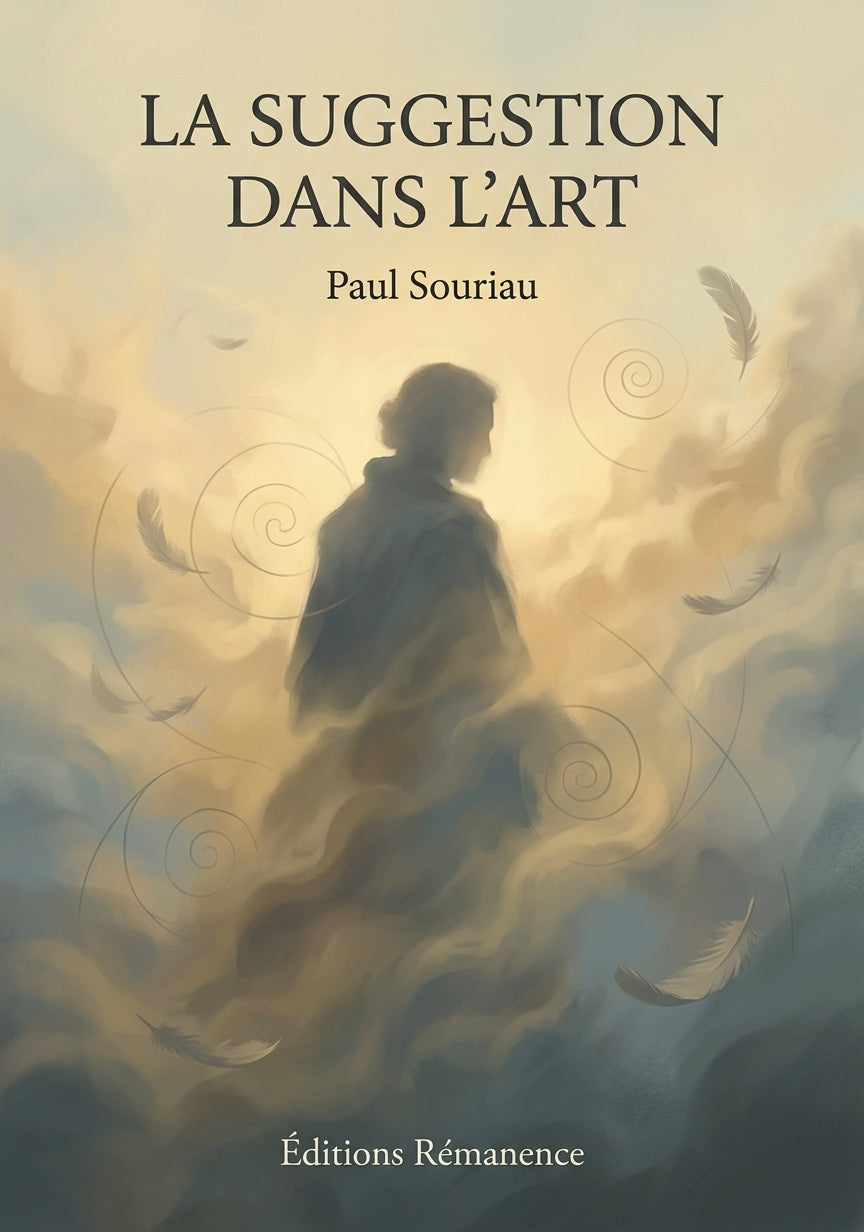 Livre La suggestion dans l'art par Paul Souriau - Couverture - Editions Remanence
