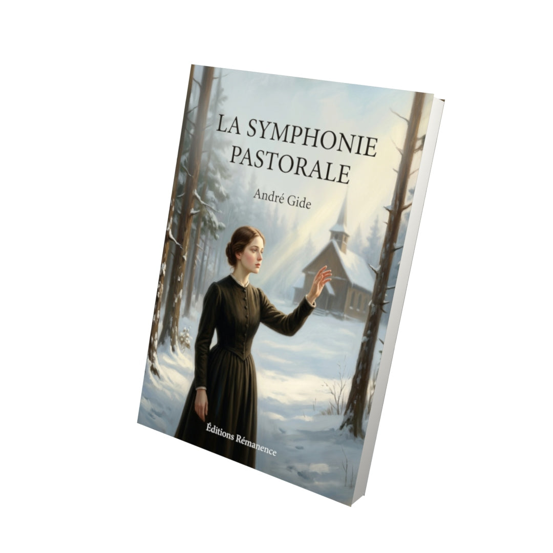 Livre La Symphonie pastorale par André Gide - Vue 3D - Editions Remanence