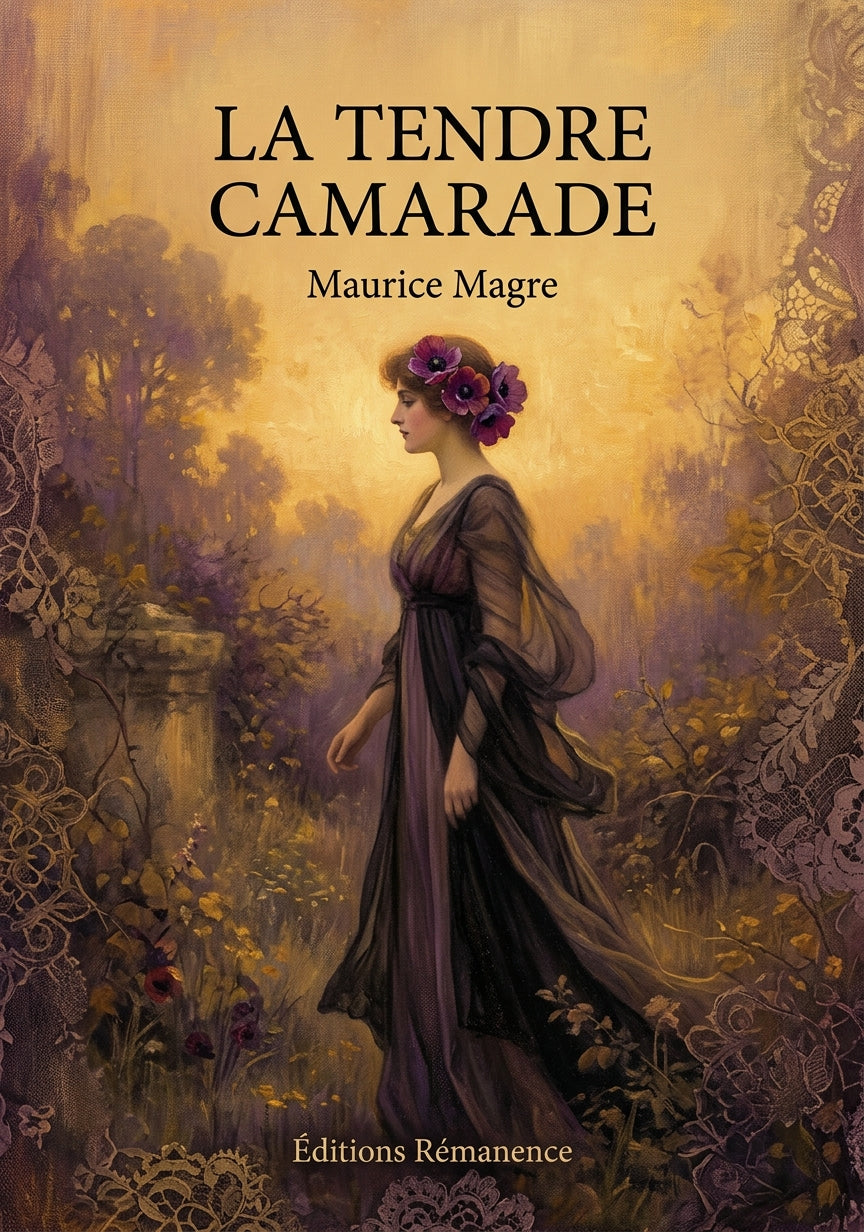 Livre La Tendre Camarade par Maurice Magre - Couverture - Editions Remanence