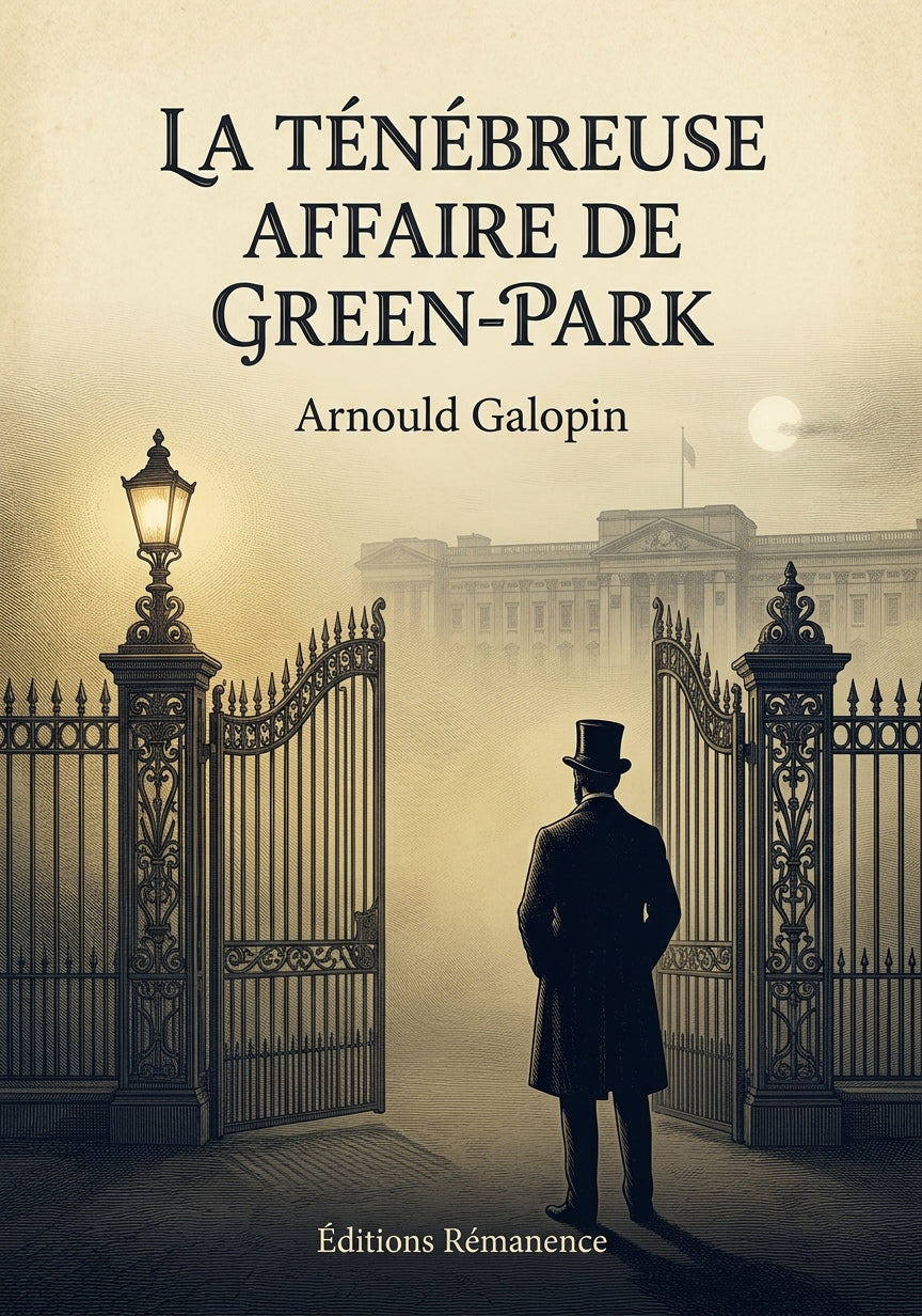 La ténébreuse affaire de Green-Park - Arnould Galopin (Couverture)