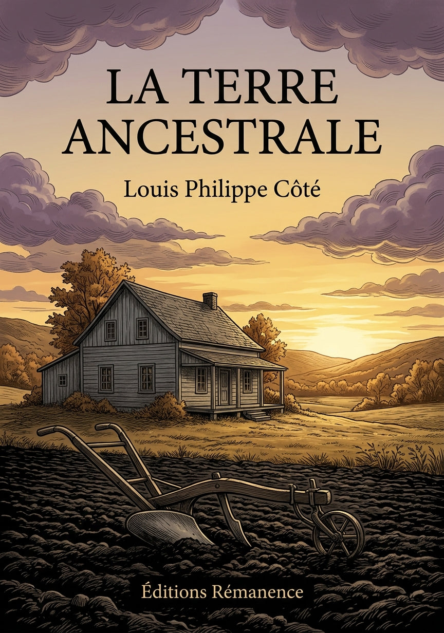 Livre La Terre ancestrale par Louis Philippe Côté - Couverture - Editions Remanence