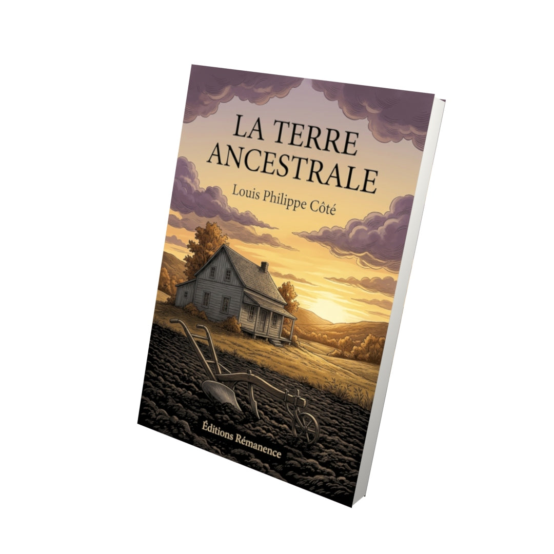 Livre La Terre ancestrale par Louis Philippe Côté - Vue 3D - Editions Remanence