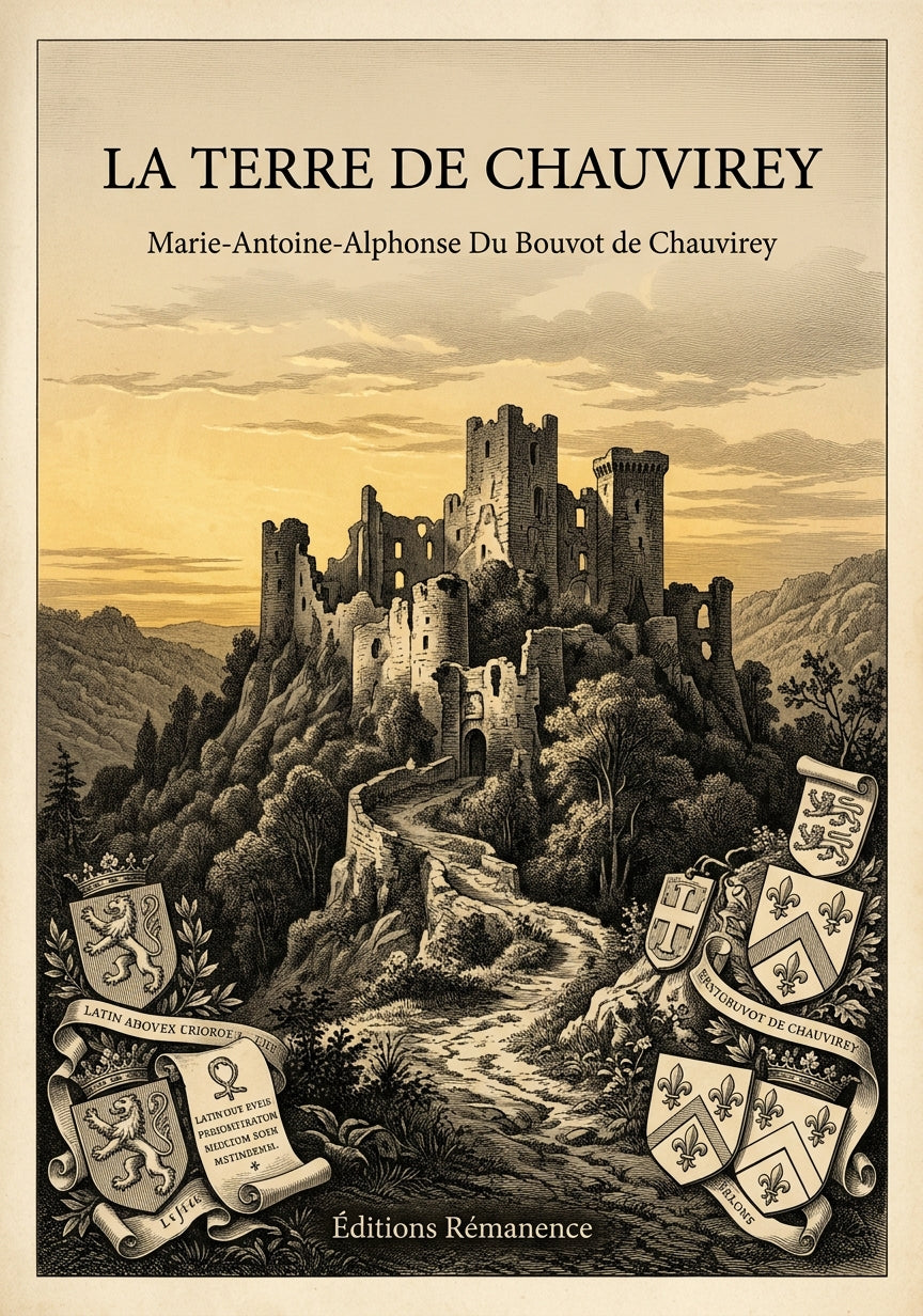 Livre La Terre de Chauvirey par Marie-Antoine-Alphonse Du Bouvot de Chauvirey - Couverture - Editions Remanence