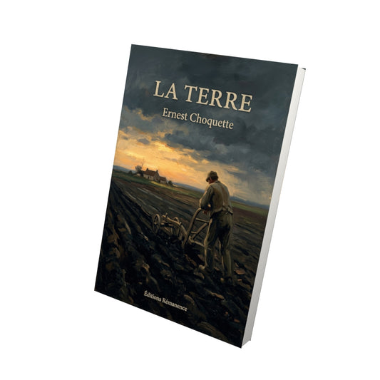Livre La Terre par Ernest Choquette - Vue 3D - Editions Remanence