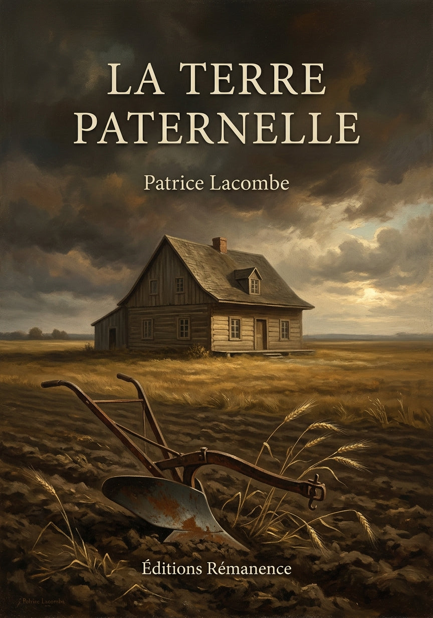 Livre La terre paternelle par Patrice Lacombe - Couverture - Editions Remanence