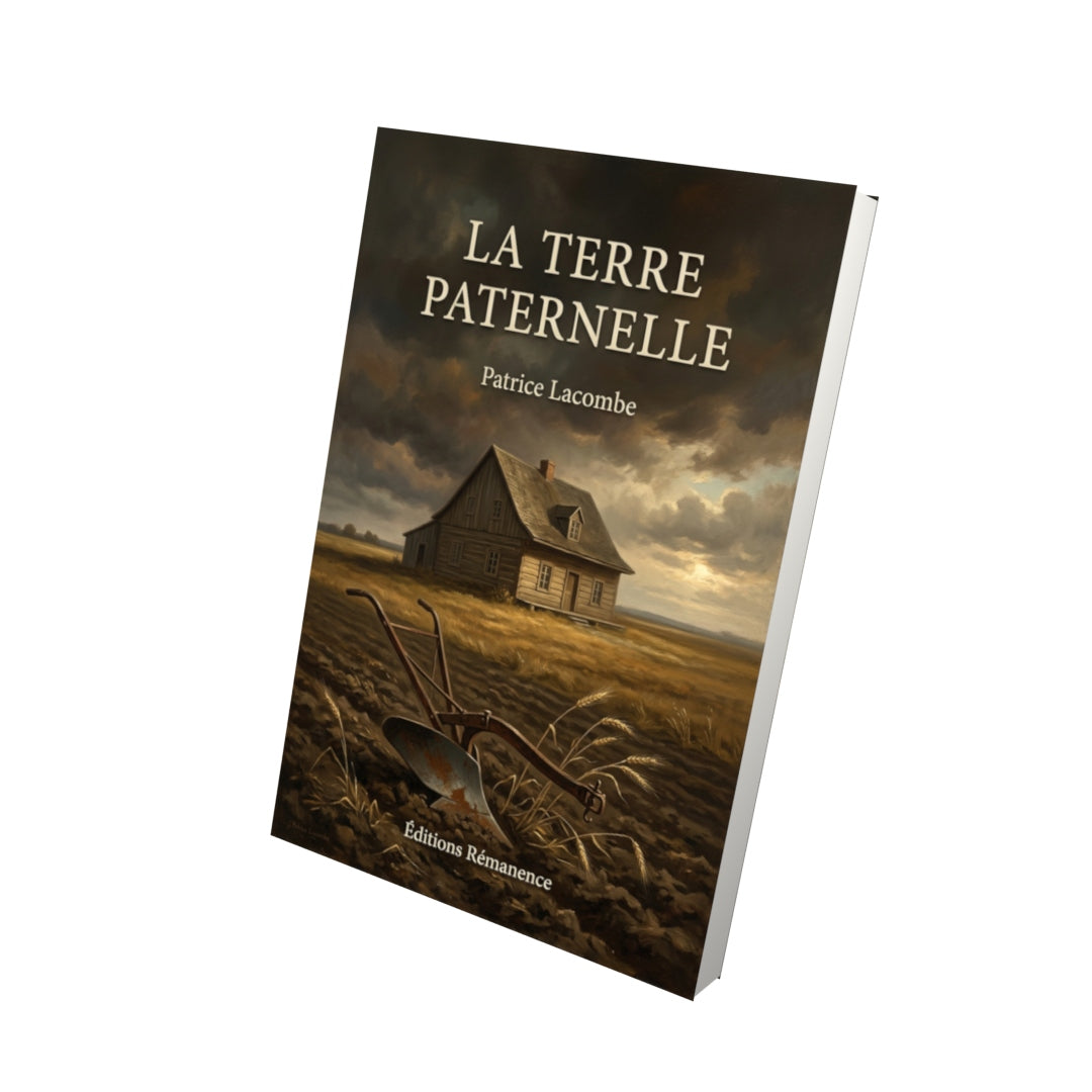 Livre La terre paternelle par Patrice Lacombe - Vue 3D - Editions Remanence