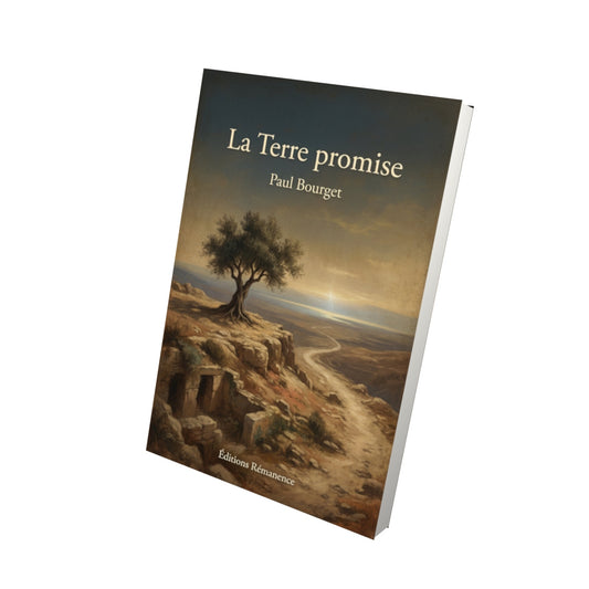 Livre La Terre promise – Paul Bourget - Vue 3D - Editions Remanence