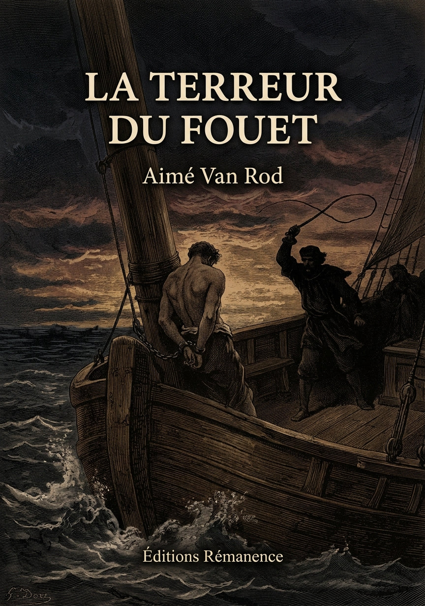 Livre La Terreur du fouet par Aimé Van Rod - Couverture - Editions Remanence