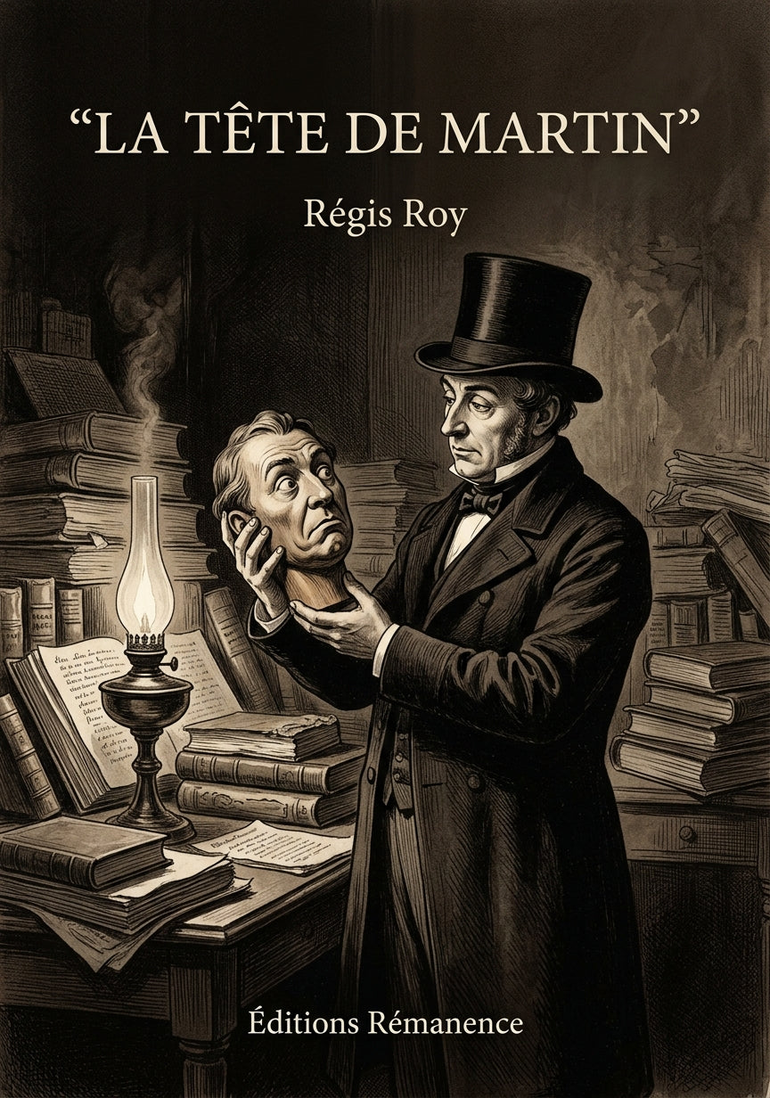 Livre La Tête de Martin par Régis Roy - Couverture - Editions Remanence