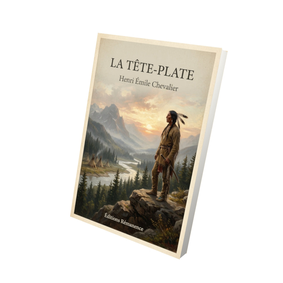 Livre La Tête-Plate - Henri Émile Chevalier - Vue 3D - Editions Remanence