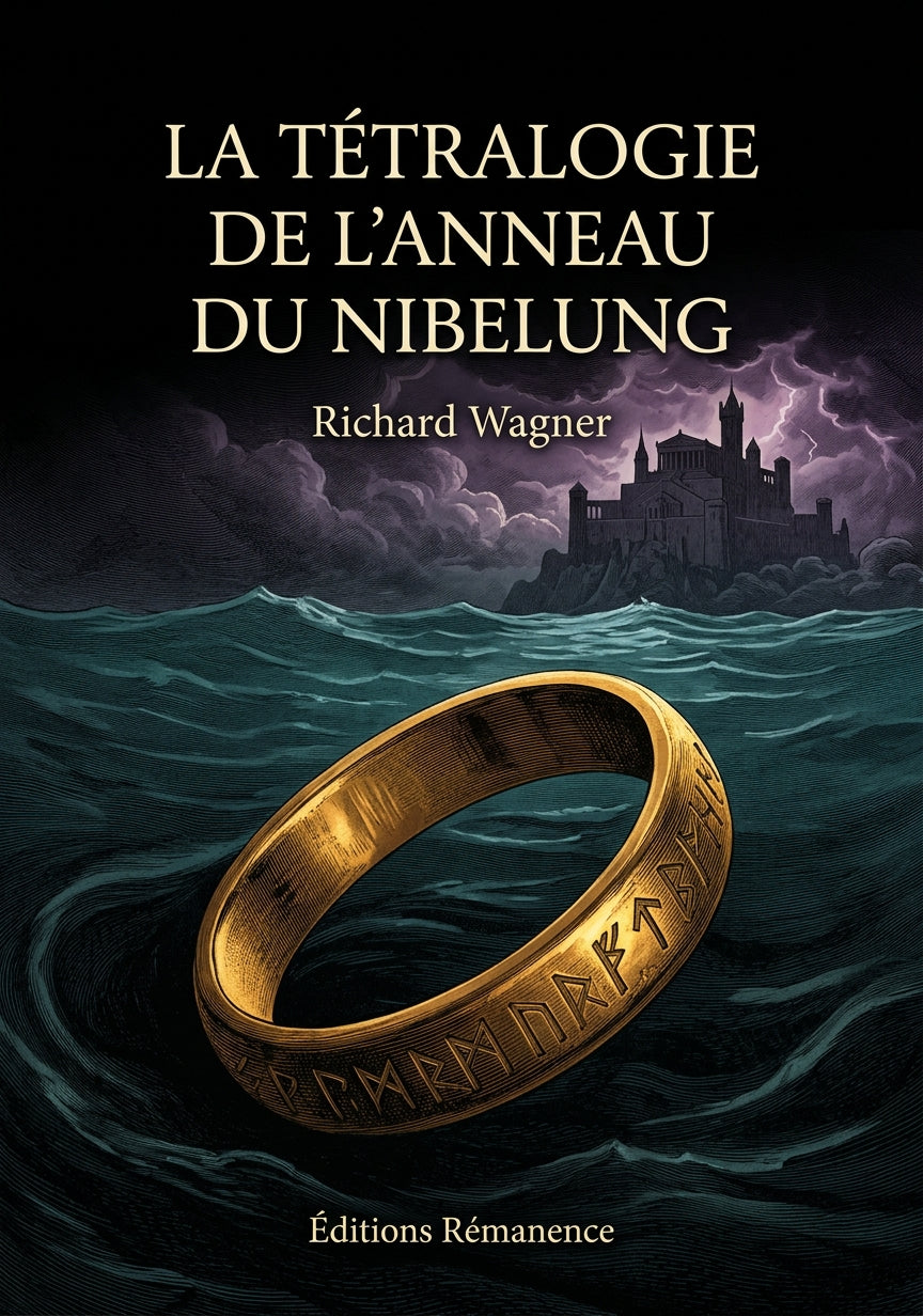 Livre La Tétralogie de l’Anneau du Nibelung par Richard Wagner - Couverture - Editions Remanence