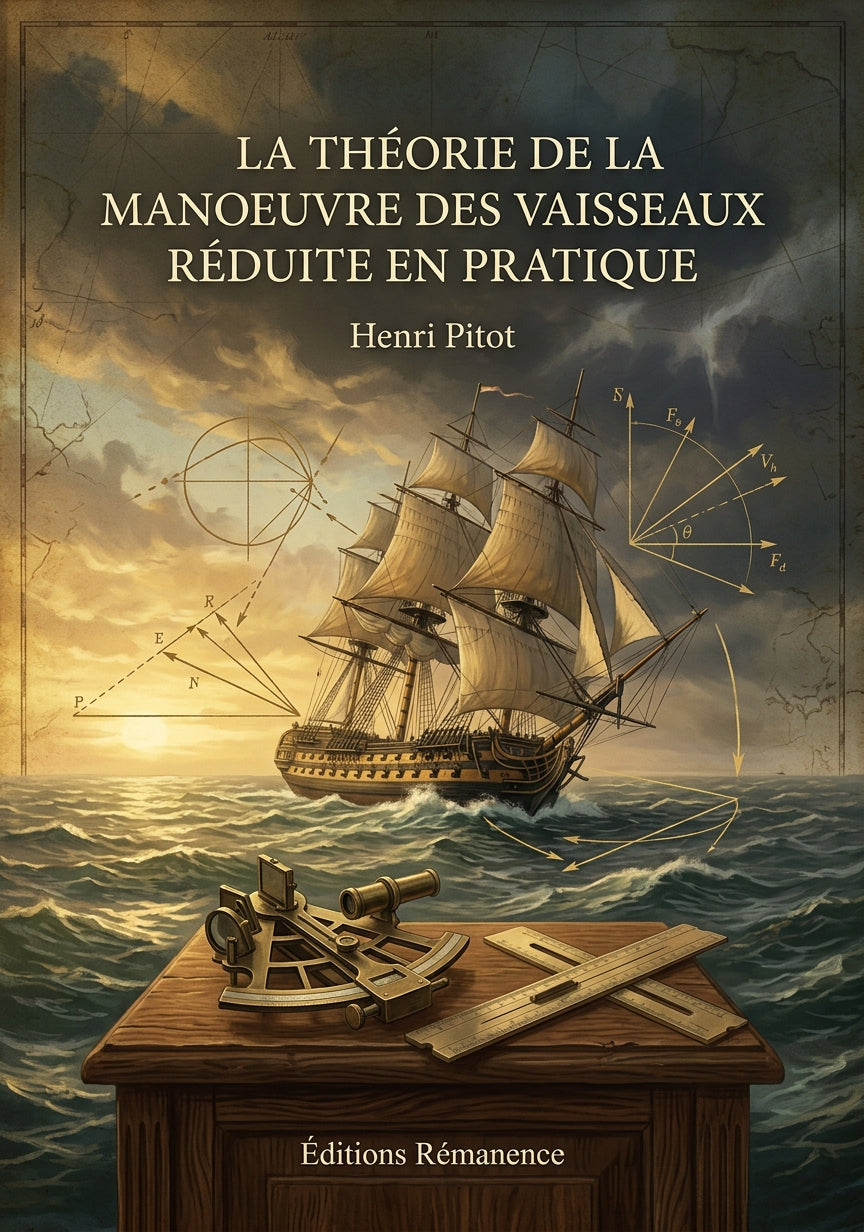 Livre La théorie de la manoeuvre des vaisseaux réduite en pratique par Henri Pitot - Couverture - Editions Remanence