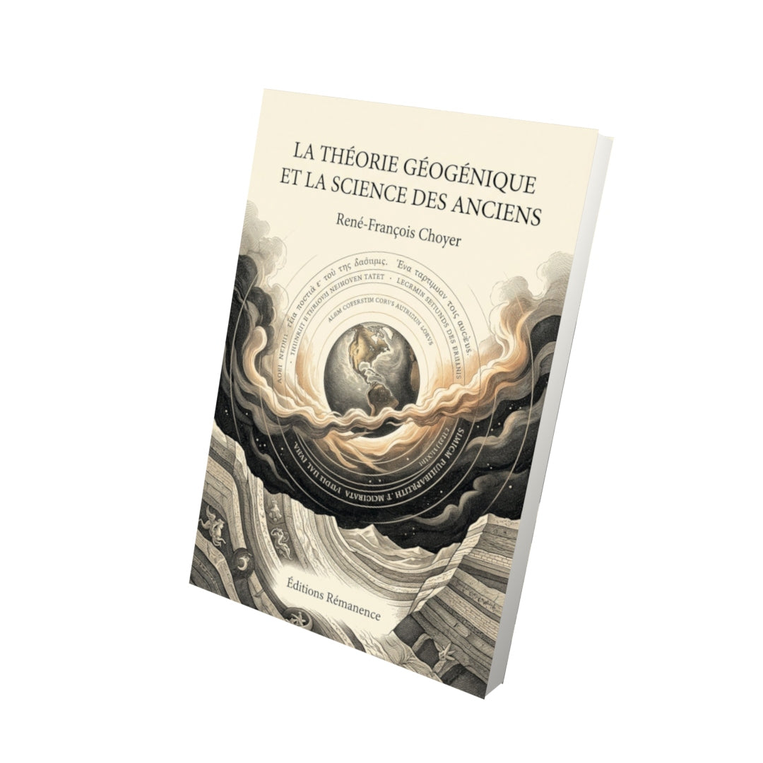 Livre La théorie géogénique et la science des Anciens - René-François Choyer - Vue 3D - Editions Remanence