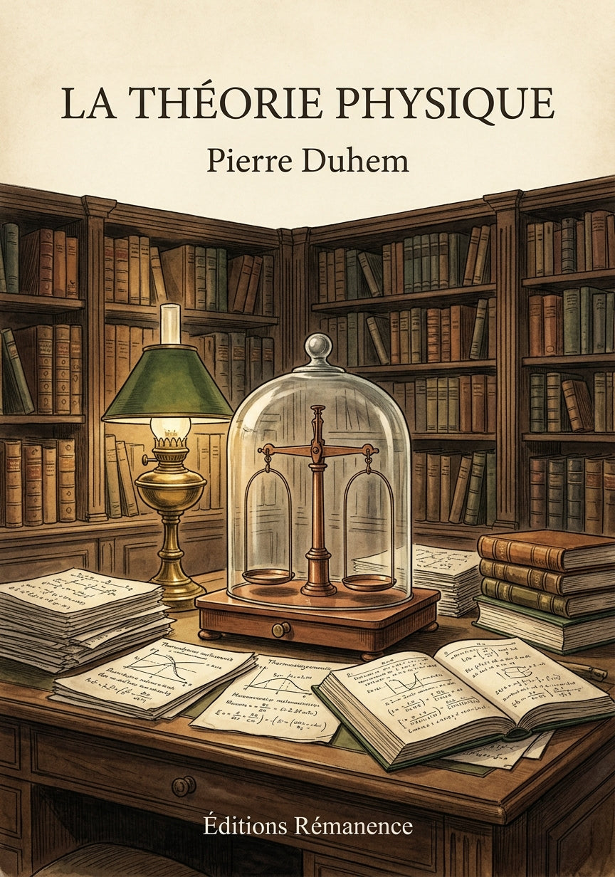 Livre La Théorie physique par Pierre Duhem - Couverture - Editions Remanence