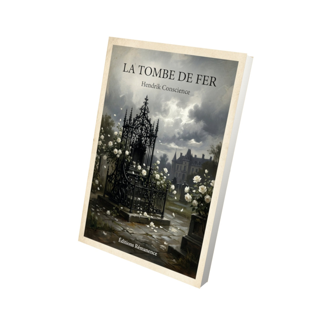 Livre La tombe de fer - Hendrik Conscience - Vue 3D - Editions Remanence