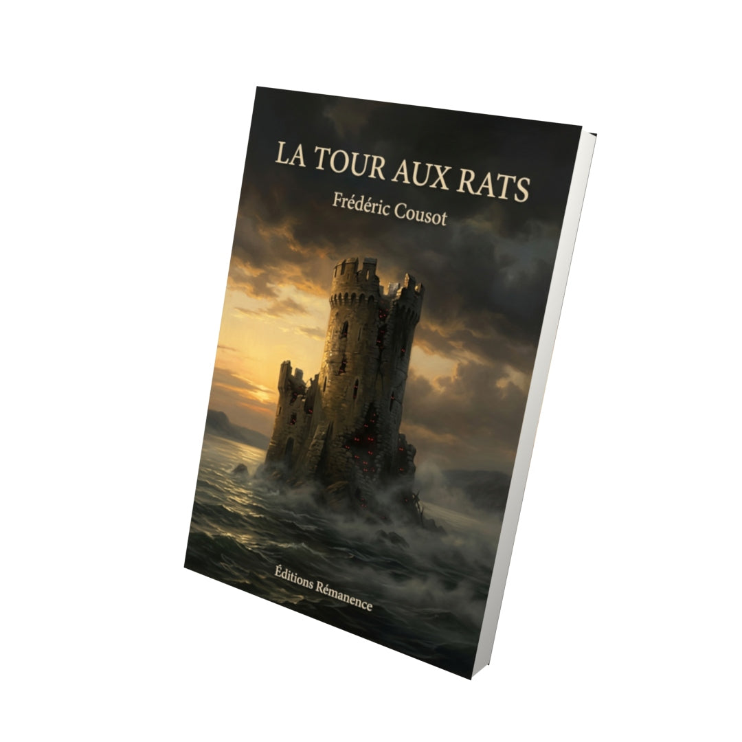 Livre La Tour aux rats par Frédéric Cousot - Vue 3D - Editions Remanence