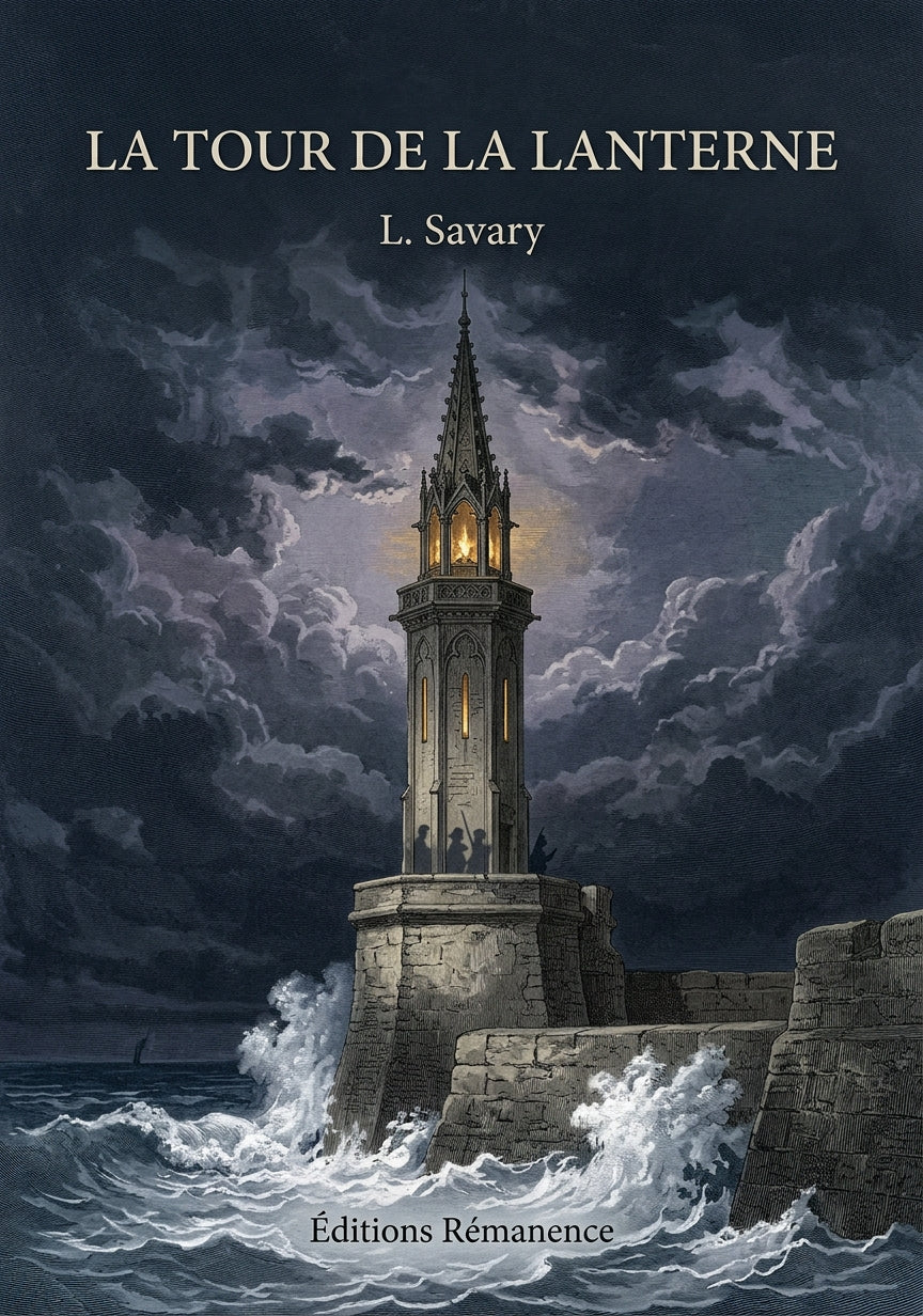 Livre La Tour de la lanterne par L. Savary - Couverture - Editions Remanence