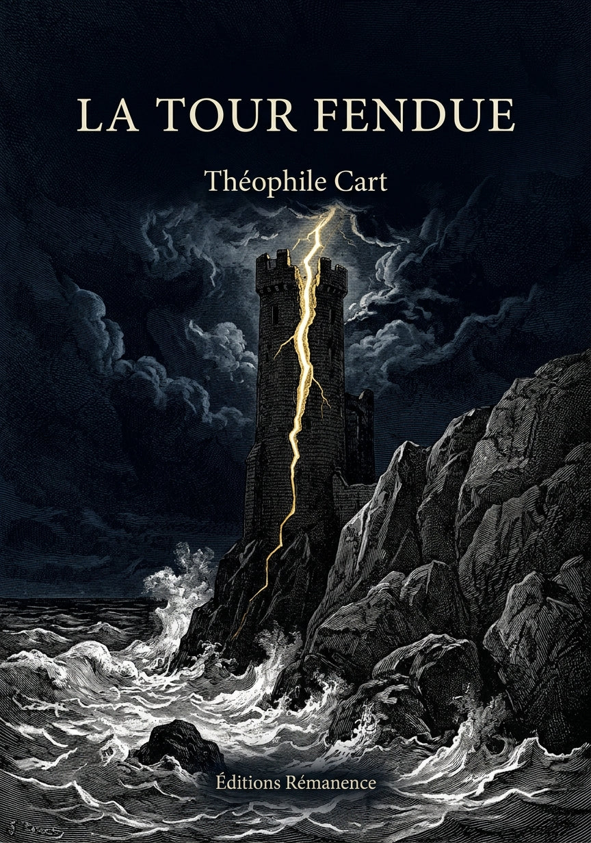 Livre La Tour fendue par Théophile Cart - Couverture - Editions Remanence