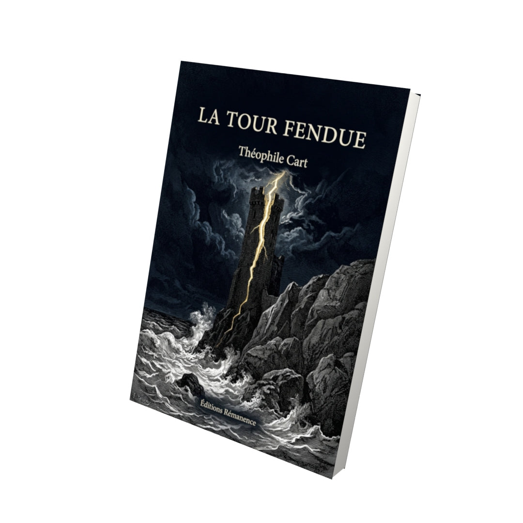 Livre La Tour fendue par Théophile Cart - Vue 3D - Editions Remanence