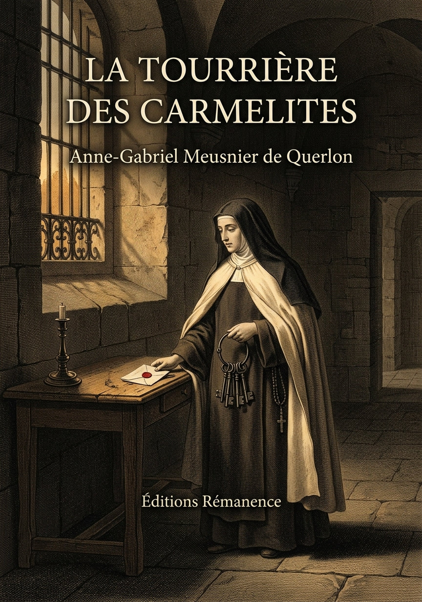 Livre La Tourriere des Carmelites par Anne-Gabriel Meusnier de Querlon - Couverture - Editions Remanence