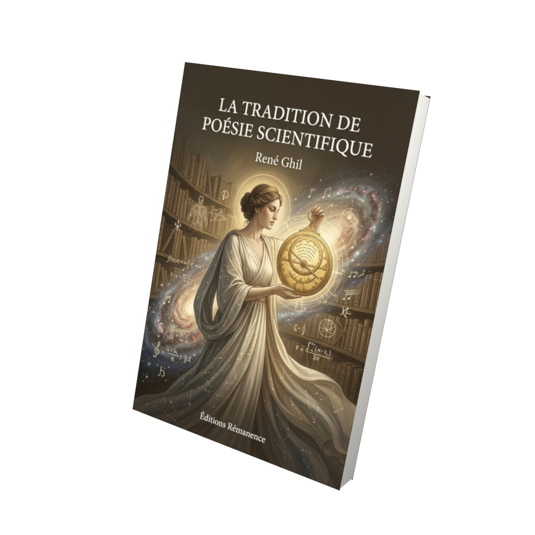 Livre La Tradition de poésie scientifique par René Ghil - Vue 3D - Editions Remanence