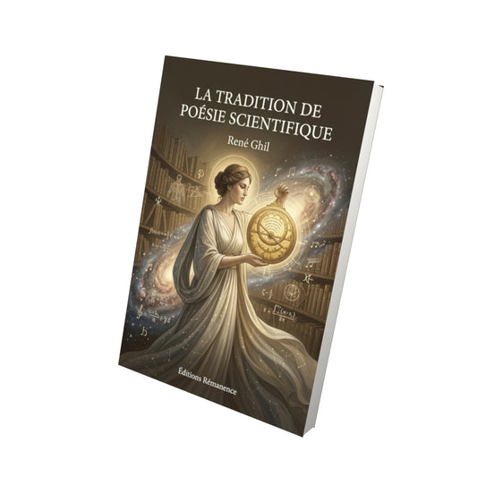 Livre La Tradition de poésie scientifique par René Ghil - Vue 3D - Editions Remanence