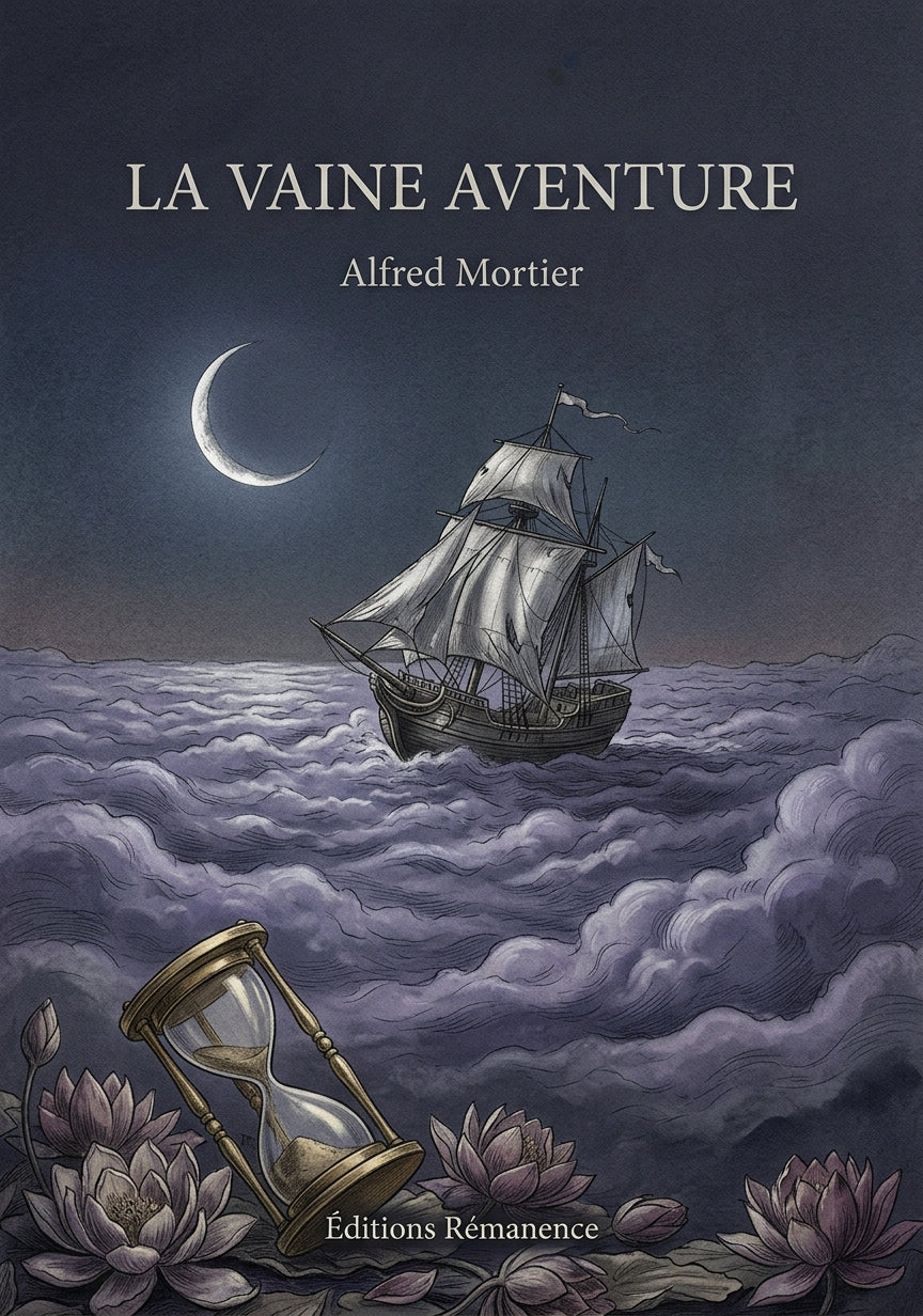 Livre La Vaine Aventure par Alfred Mortier - Couverture - Editions Remanence