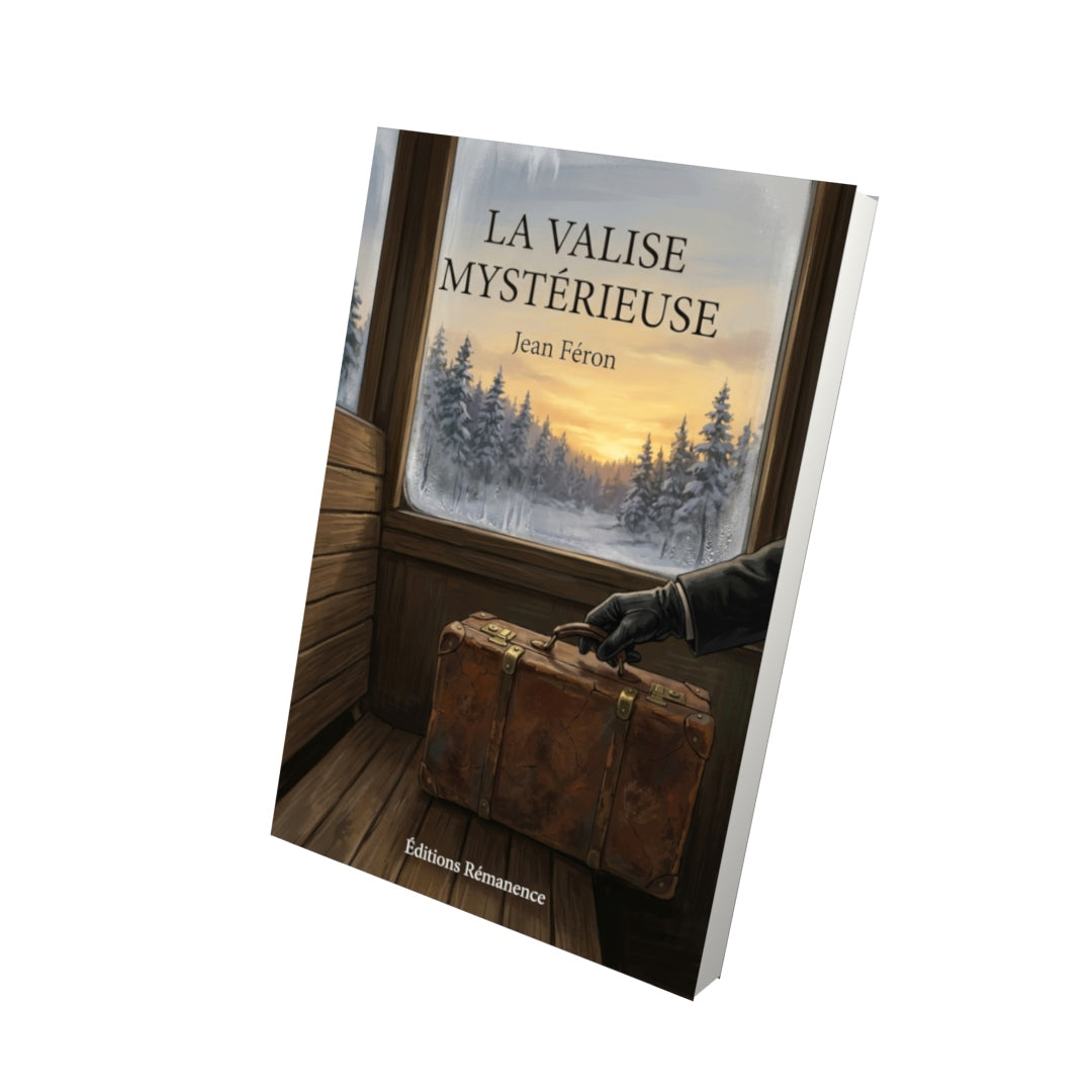 Livre La valise mystérieuse par Jean Féron - Vue 3D - Editions Remanence