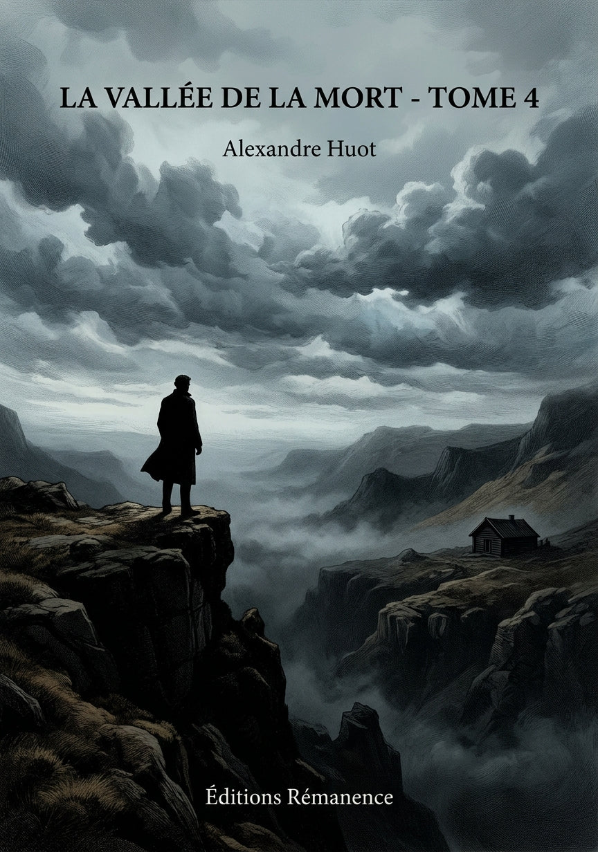Livre La vallée de la mort - Tome 4 par Alexandre Huot - Couverture - Editions Remanence