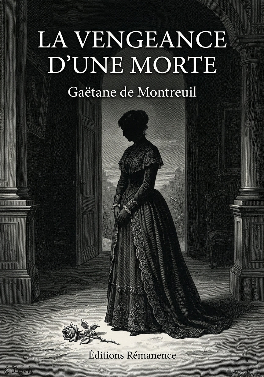 Livre La vengeance d’une morte par Gaëtane de Montreuil - Couverture - Editions Remanence